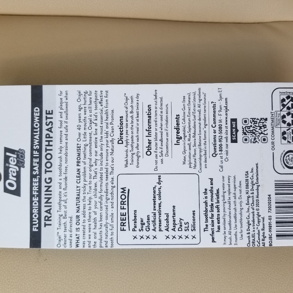 Cocomelon Oragel training toothpaste - Picture 2 of 2